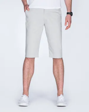 2t Alex Tall Slim Fit Chino Shorts (light grey) summer light