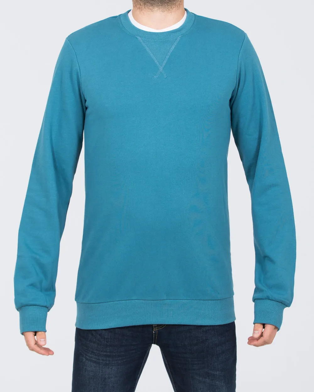 2t Alvin Slim Fit Tall Sweatshirt (airforce blue) weekend breeze