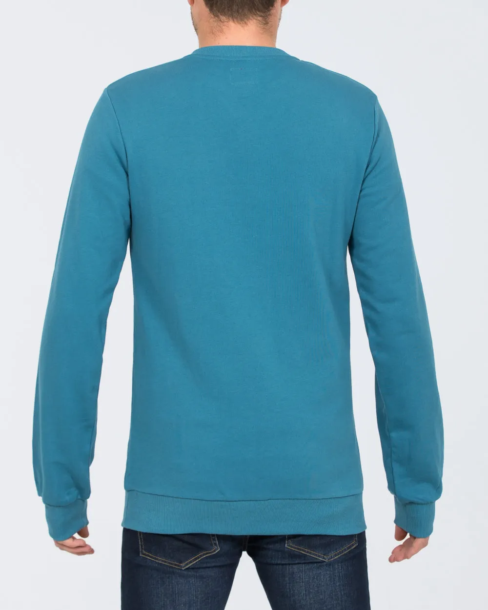 2t Alvin Slim Fit Tall Sweatshirt (airforce blue) street ready