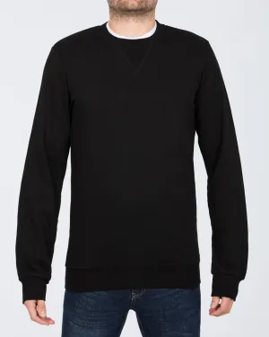 2t Alvin Slim Fit Tall Sweatshirt (black) soft layer