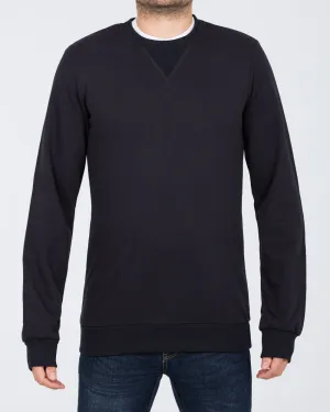 2t Alvin Slim Fit Tall Sweatshirt (navy) weekend mood