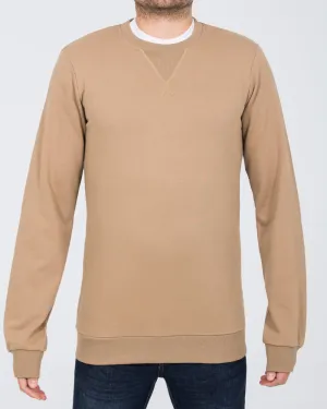 2t Alvin Slim Fit Tall Sweatshirt (taupe) breathable touch