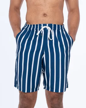 2t Aray Tall Striped Swim Shorts (navy/white) trendy item
