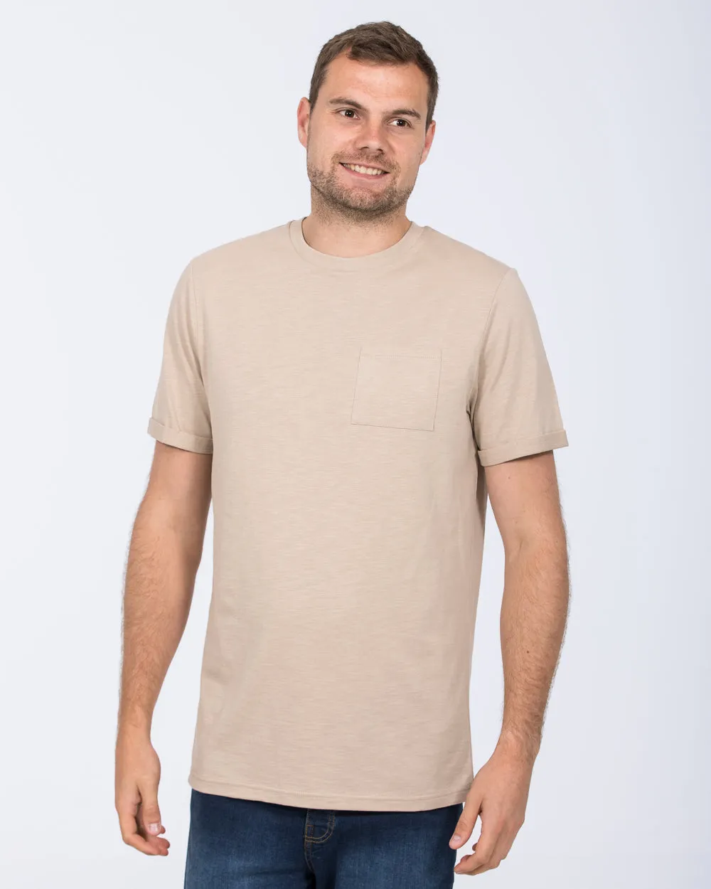 2t Arlo Tall Utility Pocket T-Shirt (mushroom) aesthetic vibe