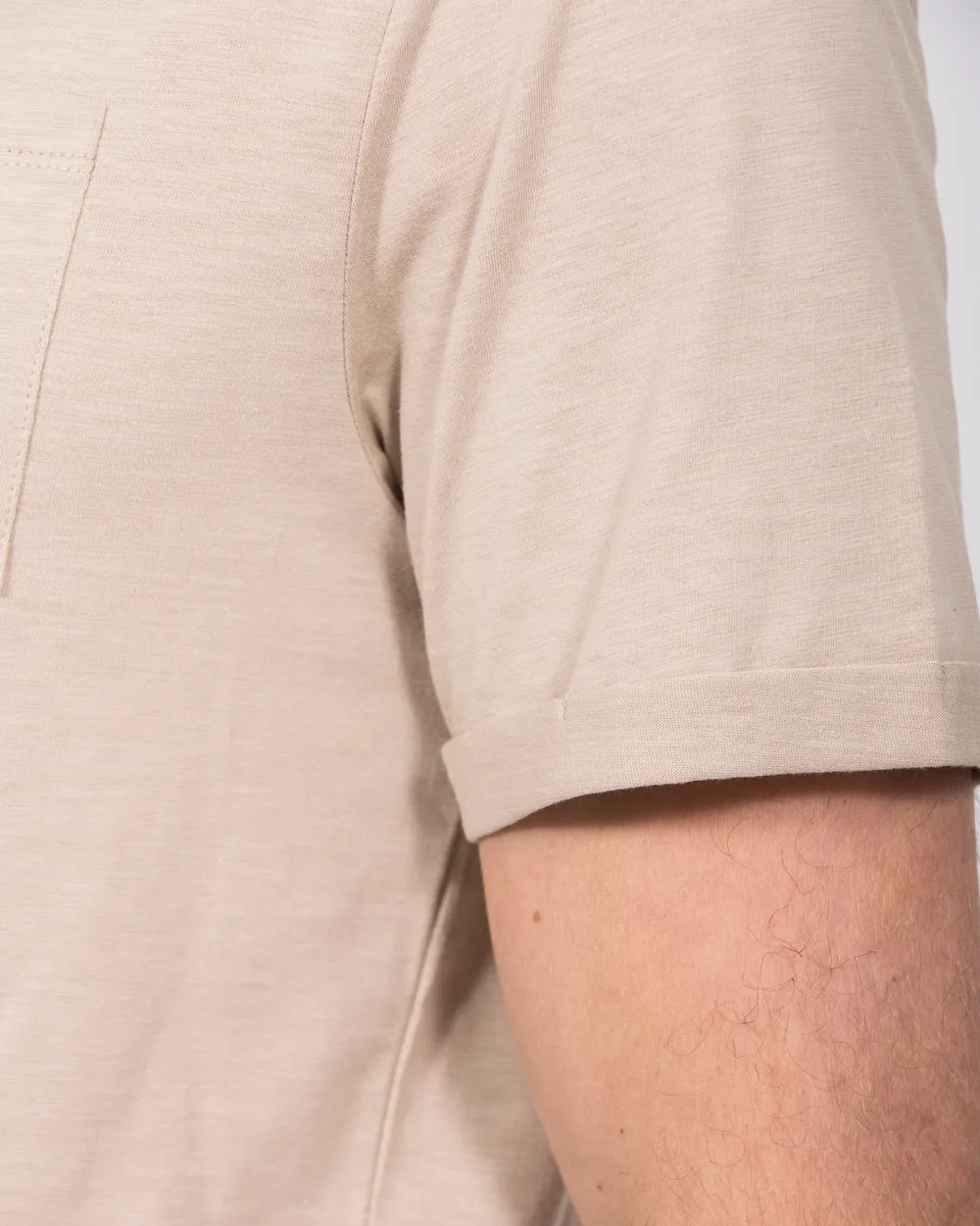 2t Arlo Tall Utility Pocket T-Shirt (mushroom) sporty edge