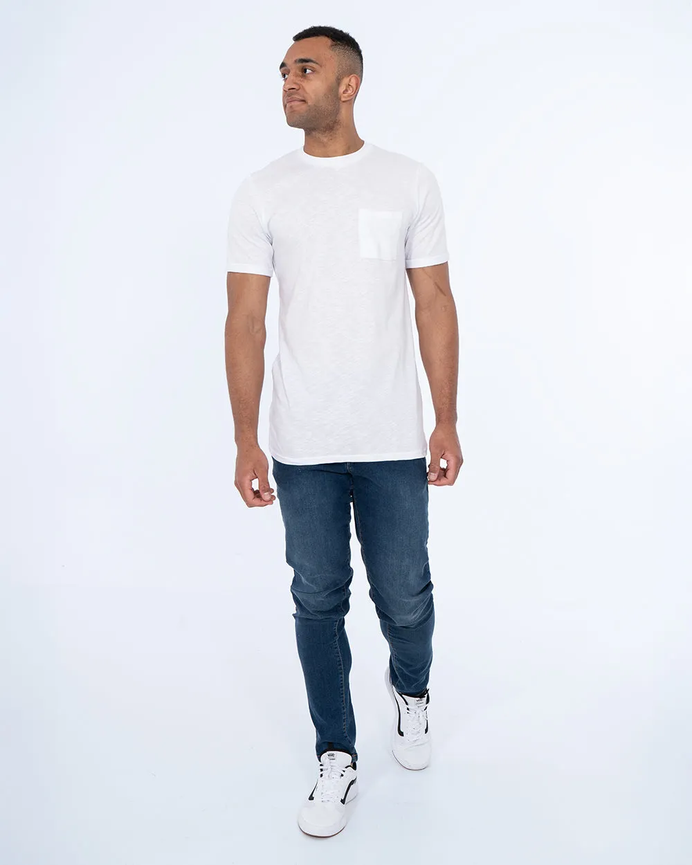 2t Arlo Tall Utility Pocket T-Shirt (white) mix mood