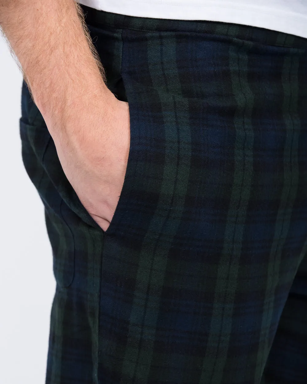 2t Ashton Tall Pyjama Bottoms (navy/green) Easy match