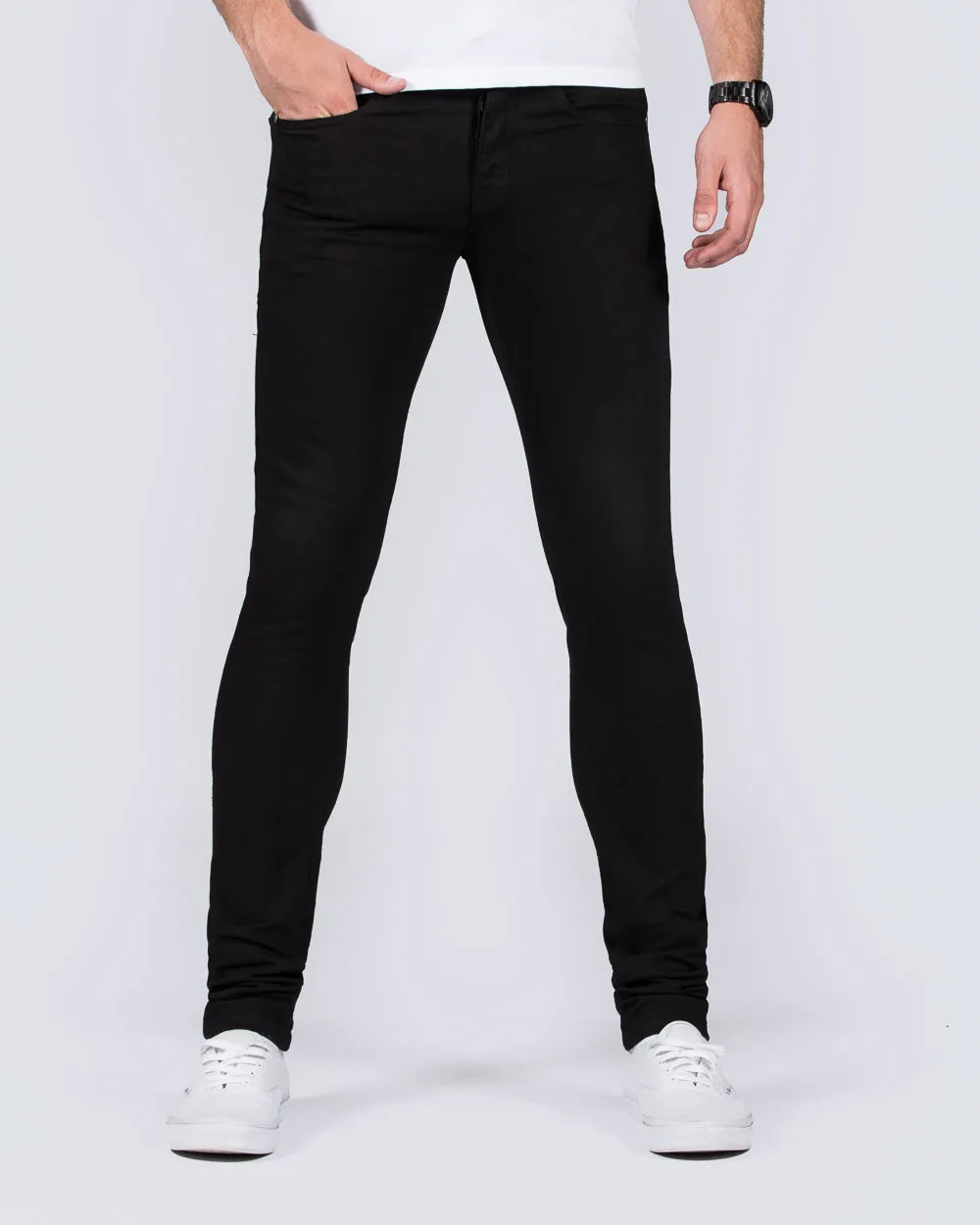 2t Beattie Super Skinny Fit Jeans (black) free style