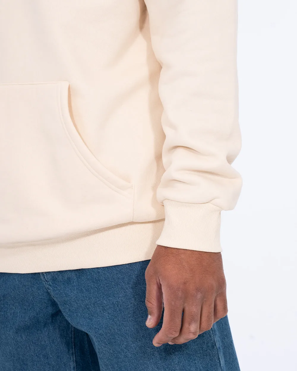 2t Blaine Tall Heavyweight Oversized Hoodie (ecru) city stroll