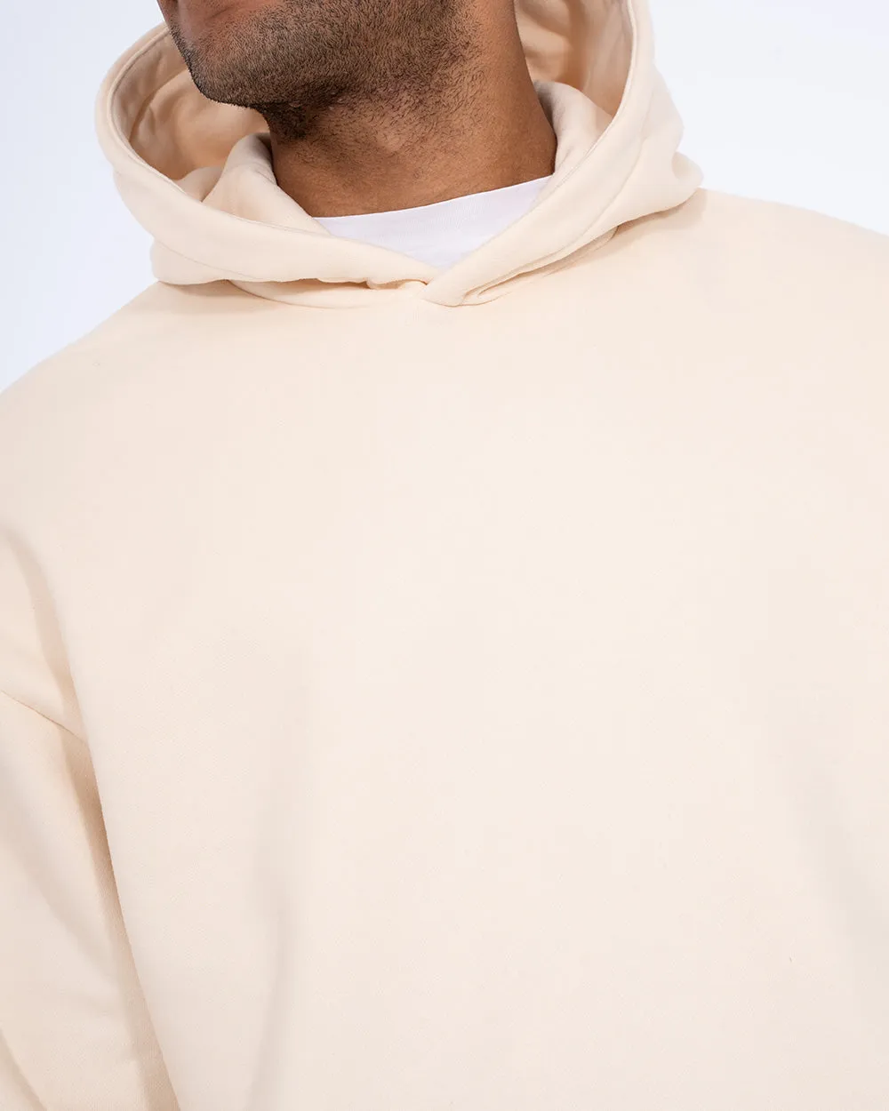 2t Blaine Tall Heavyweight Oversized Hoodie (ecru) cool air