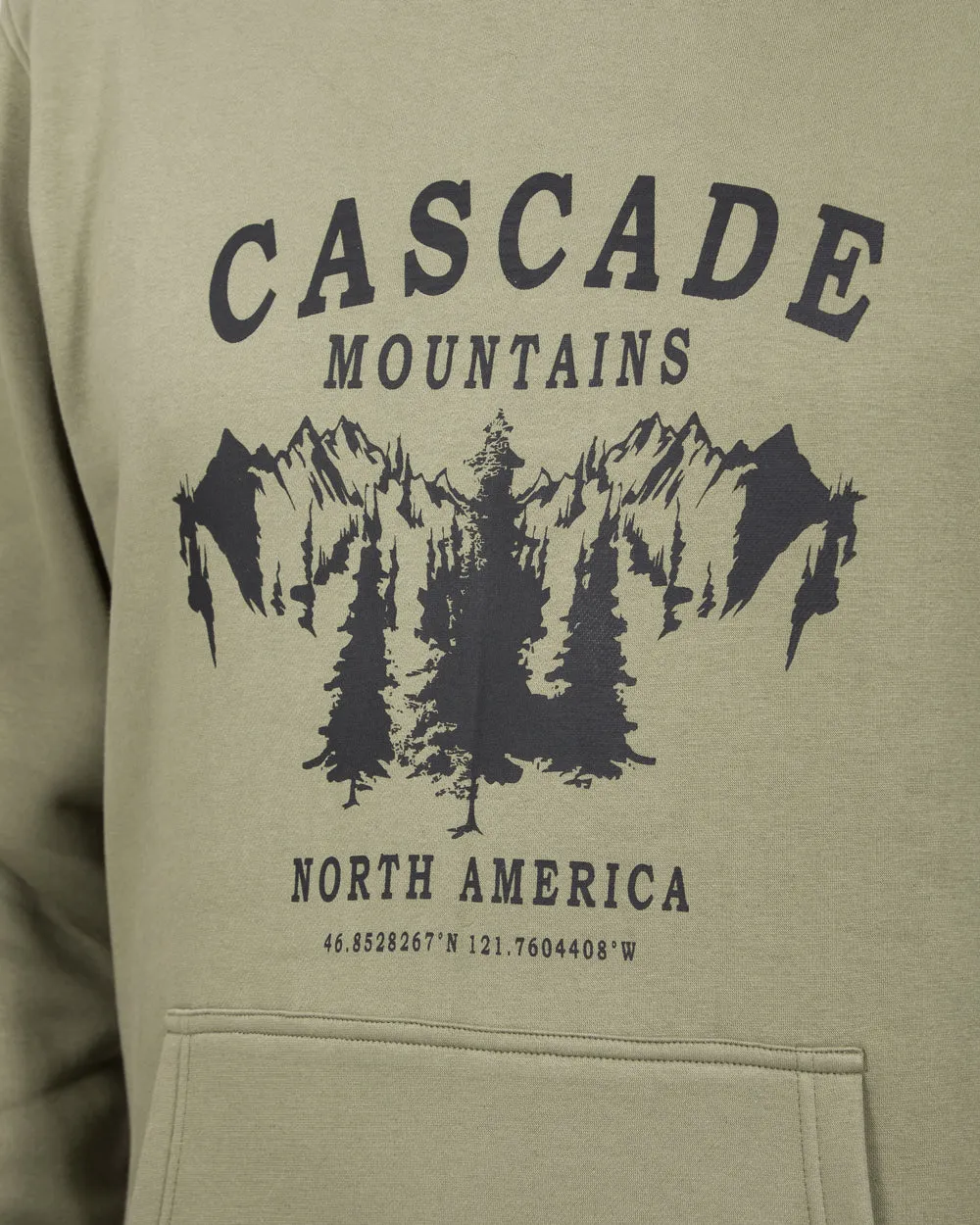 2t Brodie Tall Cascade Regular Fit Hoodie (khaki) sleek form