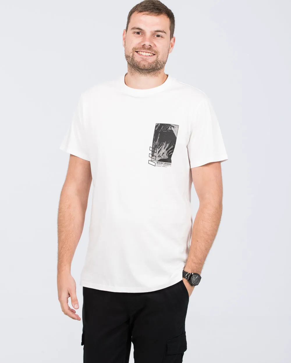 2t Brodie Tall Mount Everest Regular Fit T-Shirt (white) work day