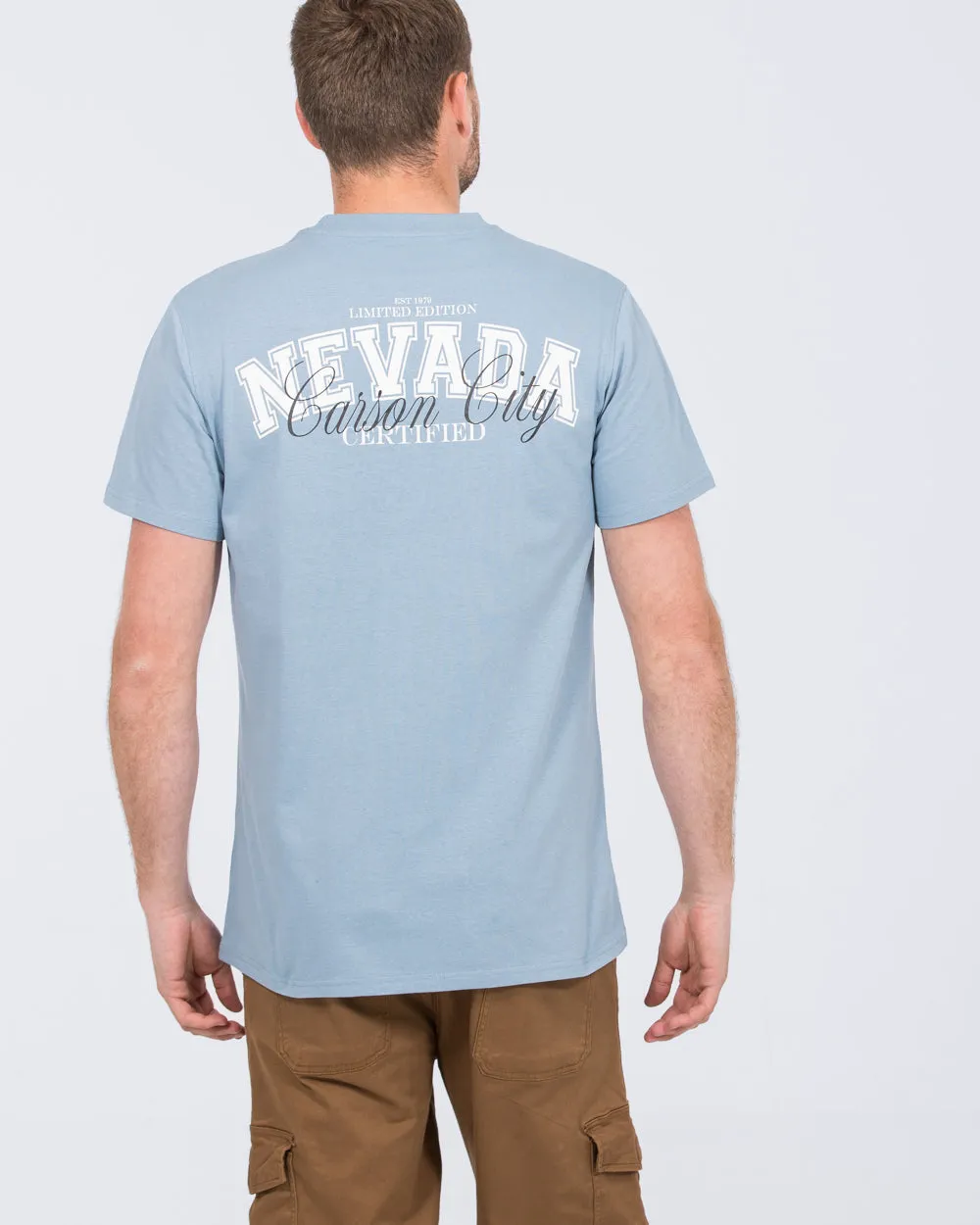 2t Brodie Tall Regular Fit Nevada T-Shirt (blue) airy feel