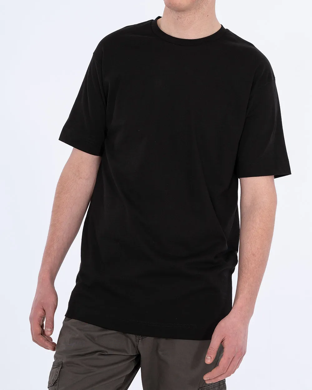 2t Bruno Tall Oversized T-Shirt (black) work day