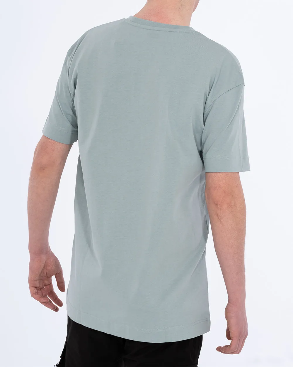 2t Bruno Tall Oversized T-Shirt (dusky blue) sweat proof