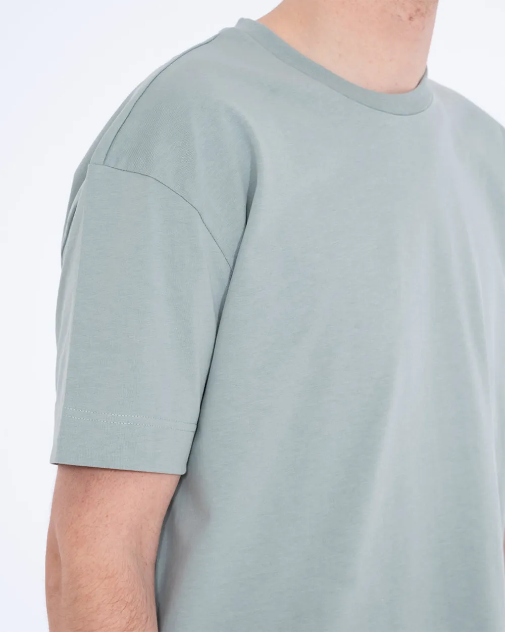 2t Bruno Tall Oversized T-Shirt (dusky blue) fall color