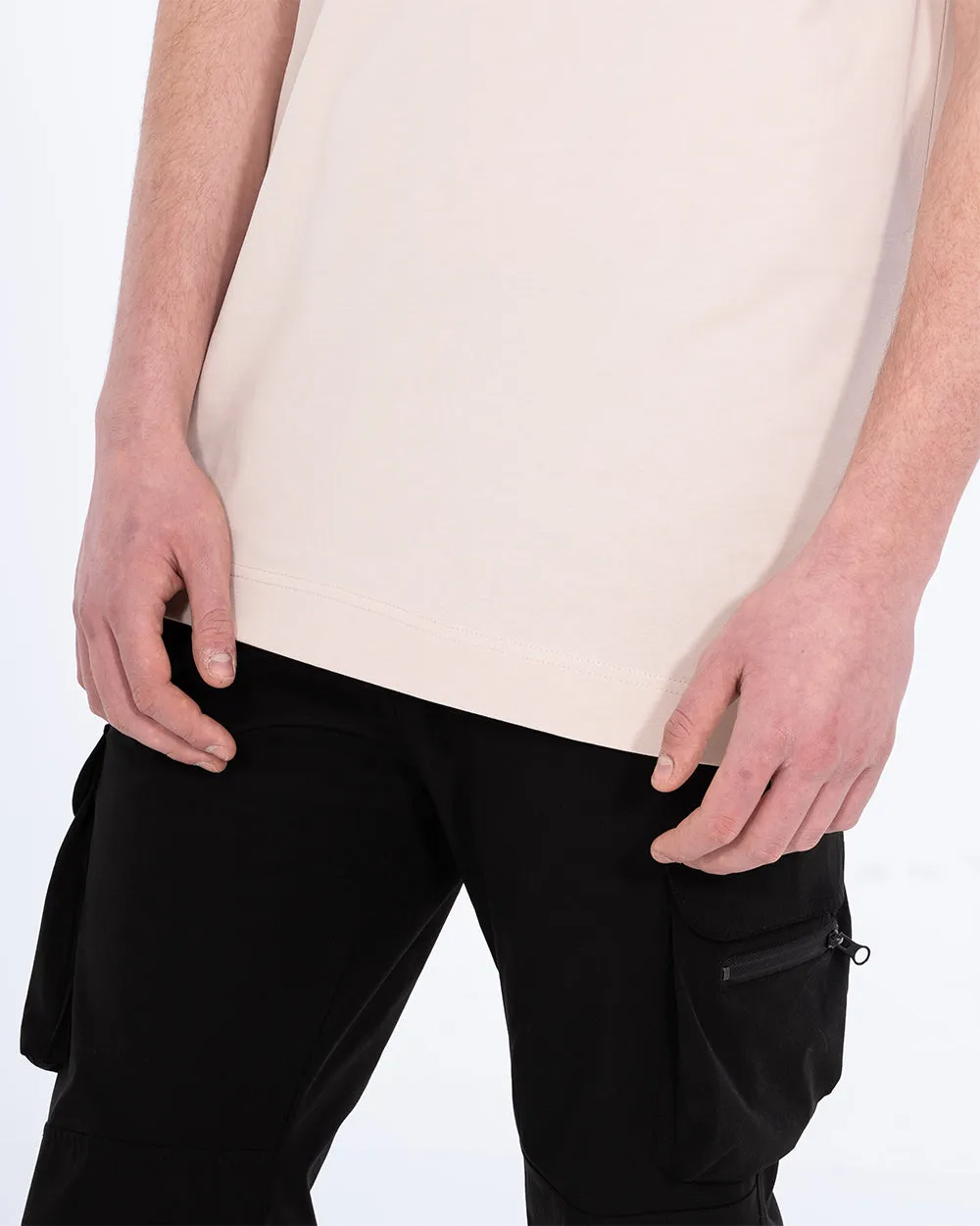 2t Bruno Tall Oversized T-Shirt (neutral) back school