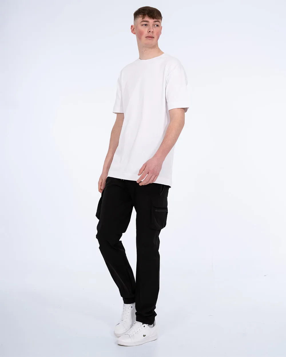 2t Bruno Tall Oversized T-Shirt (white) beach trip