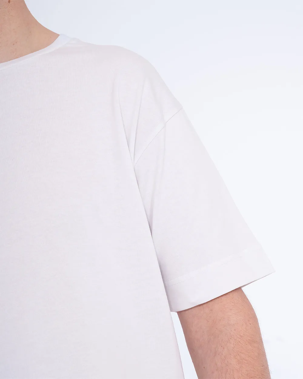 2t Bruno Tall Oversized T-Shirt (white) cloud touch
