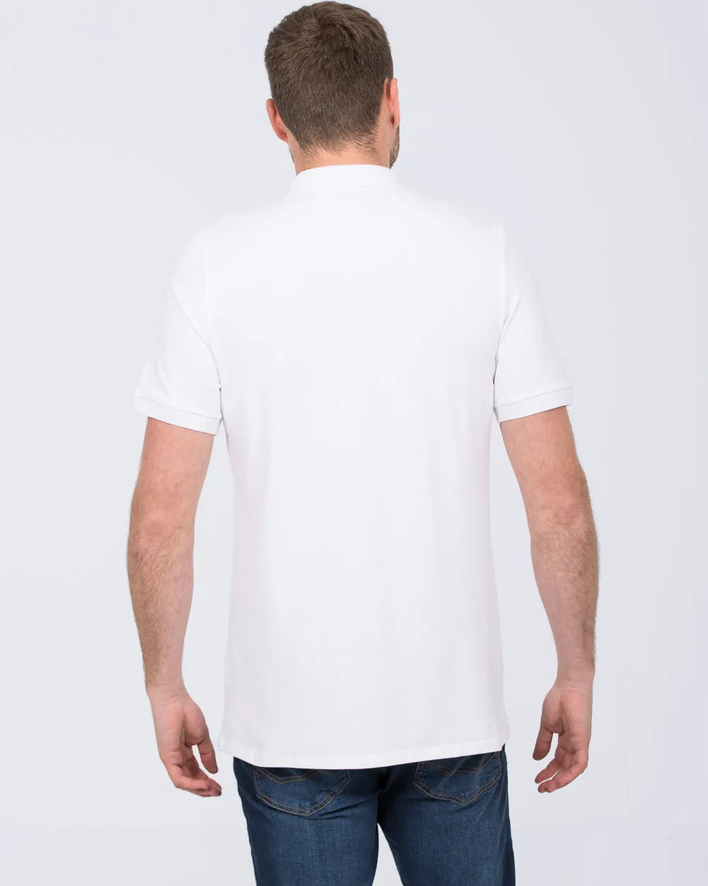 2t Cameron Regular Fit Tall Polo Shirt (white) neutral tone