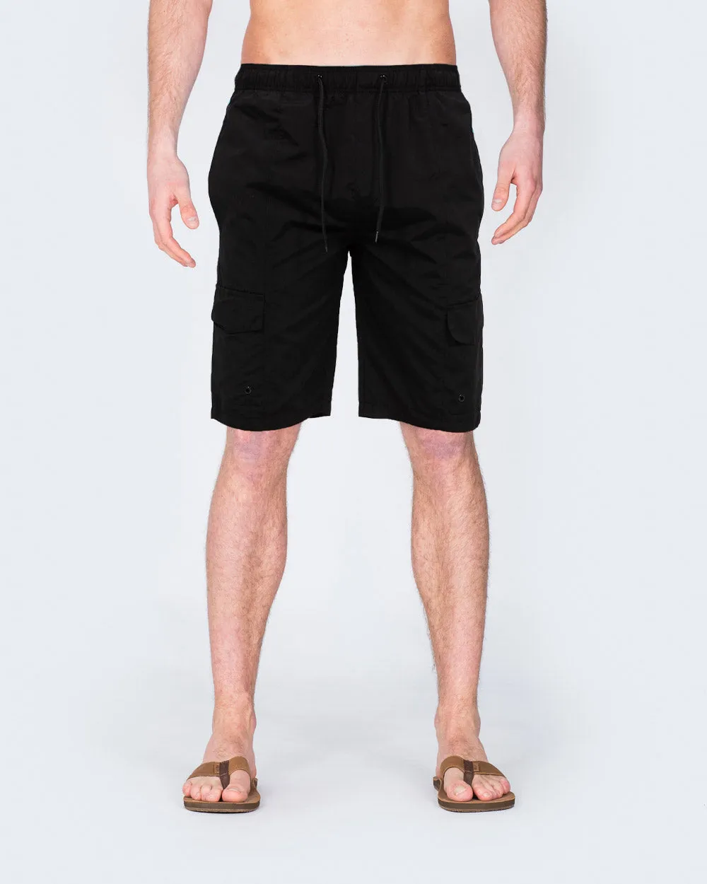 2t Cargo Tall Swim Shorts (black) travel gear