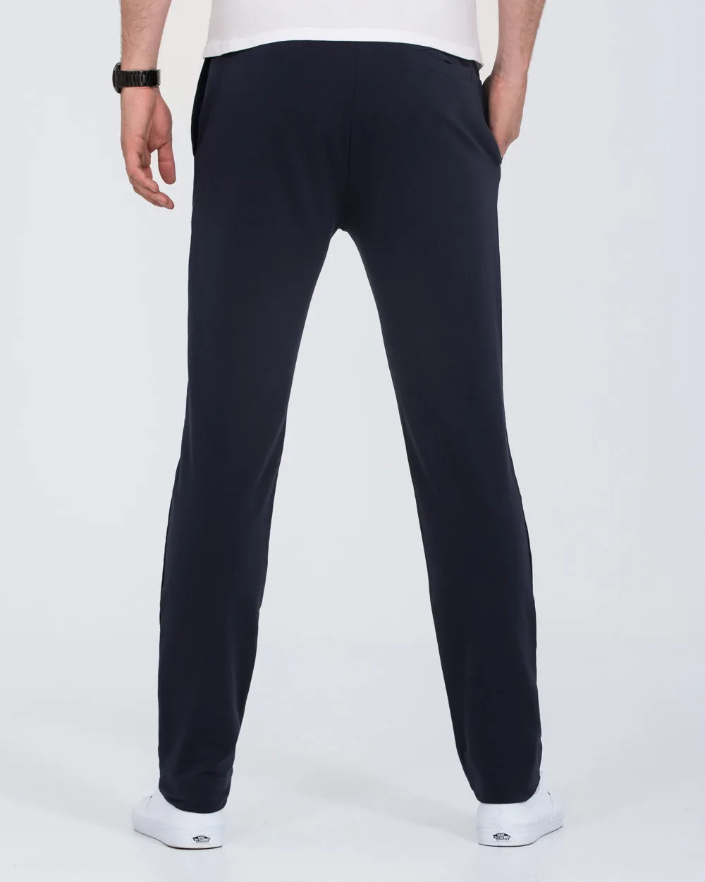 2t Chris Slim Fit Open Hem Tall Joggers (navy) breath elastic