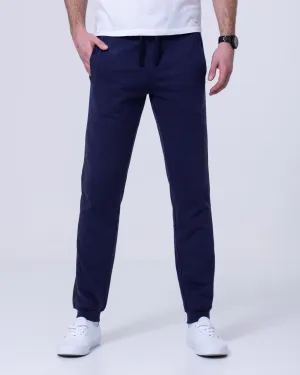 2t Colin Striped Regular Fit Tall Joggers (navy) non slip cuffs