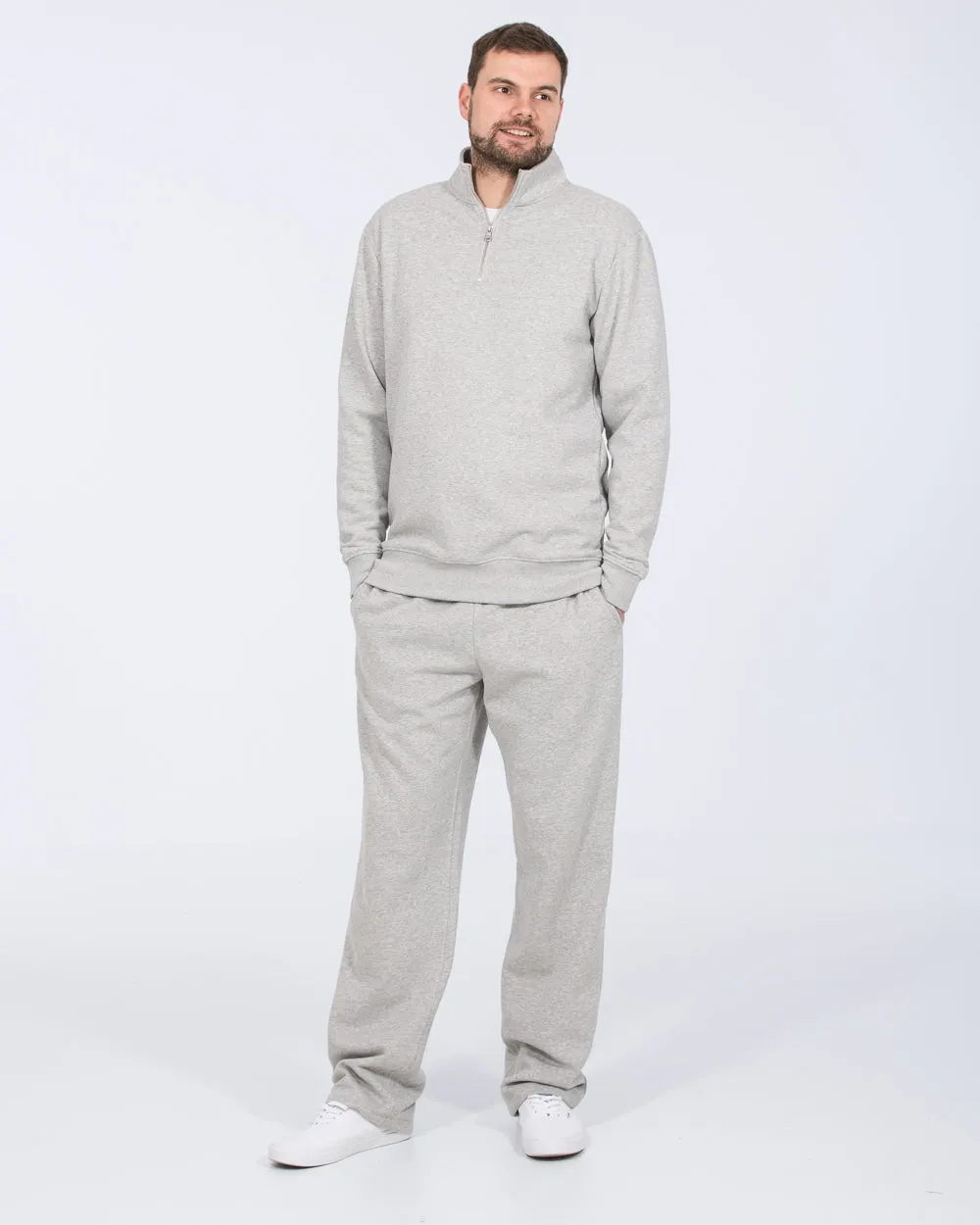 2t Corey Tall Wide Leg Joggers (heather grey) tear resistant