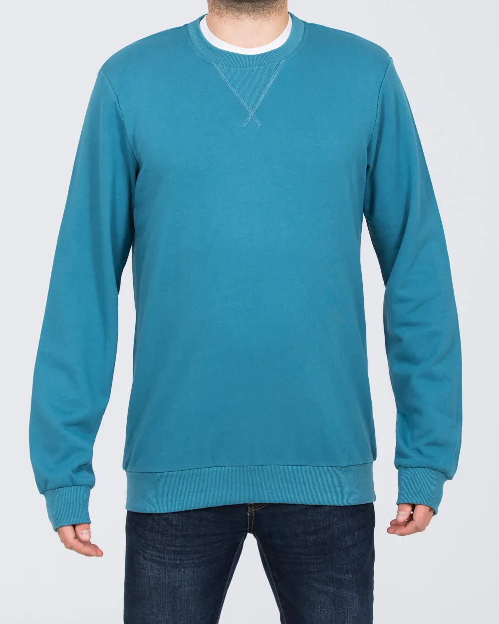 2t Dale Regular Fit Tall Sweatshirt (airforce blue) breathable touch