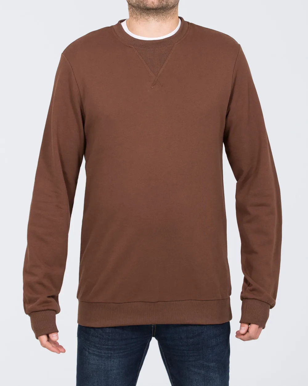 2t Dale Regular Fit Tall Sweatshirt (brown) minimal tone