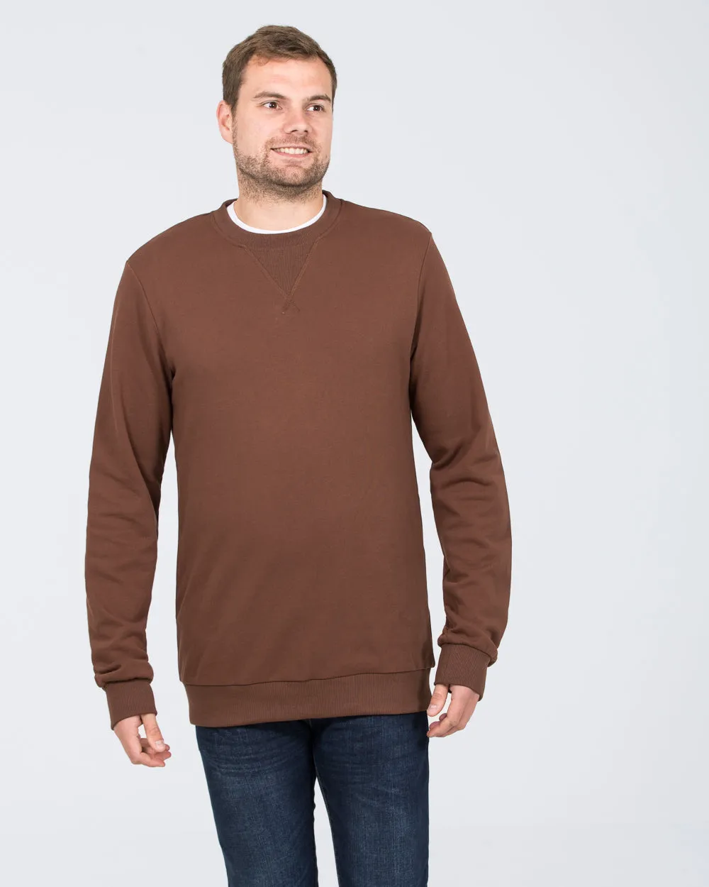 2t Dale Regular Fit Tall Sweatshirt (brown) dinner date