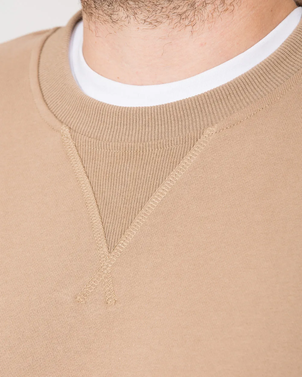 2t Dale Regular Fit Tall Sweatshirt (taupe) morning chill