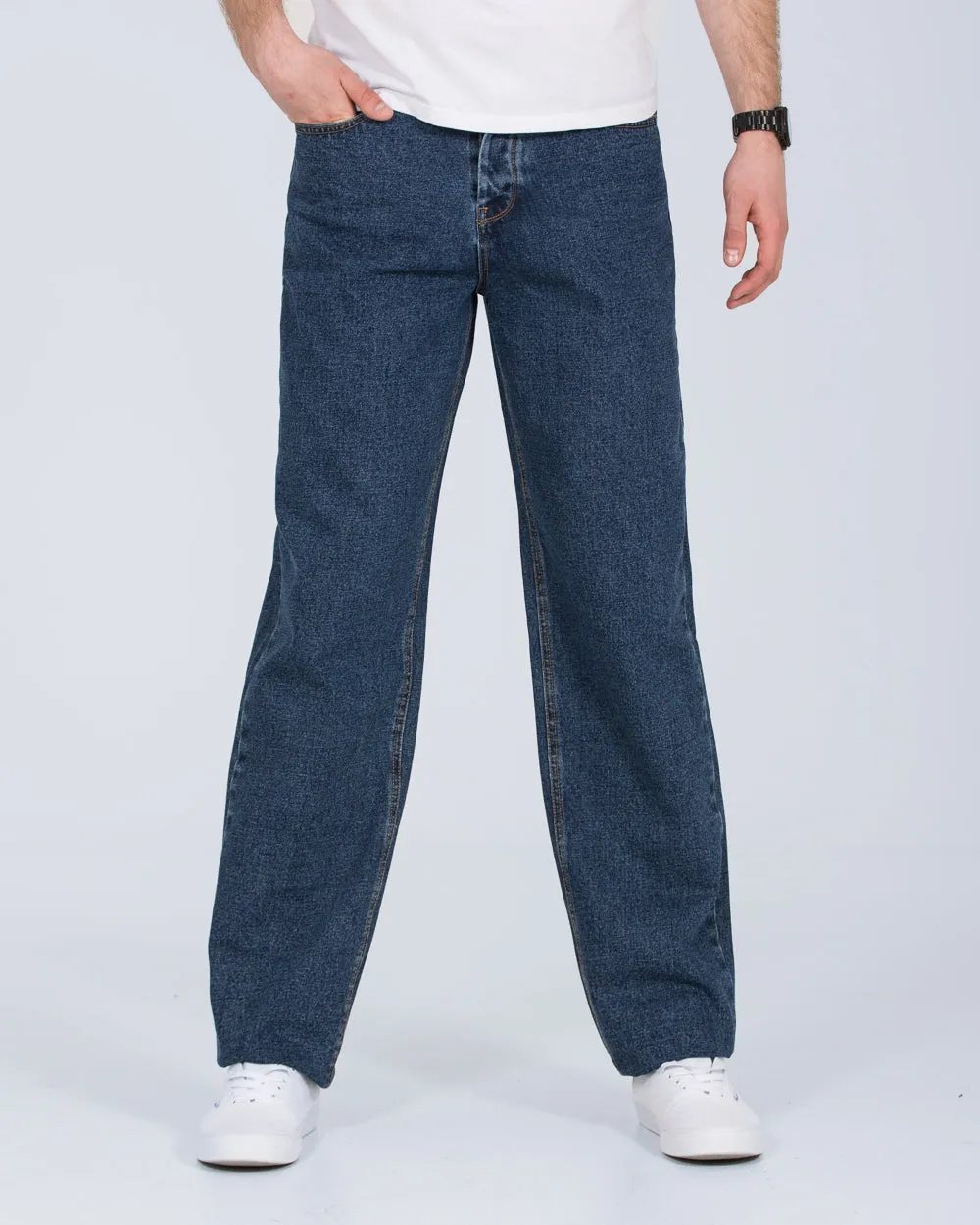 2t Davy Loose Fit Tall Jeans (stonewash) easy match