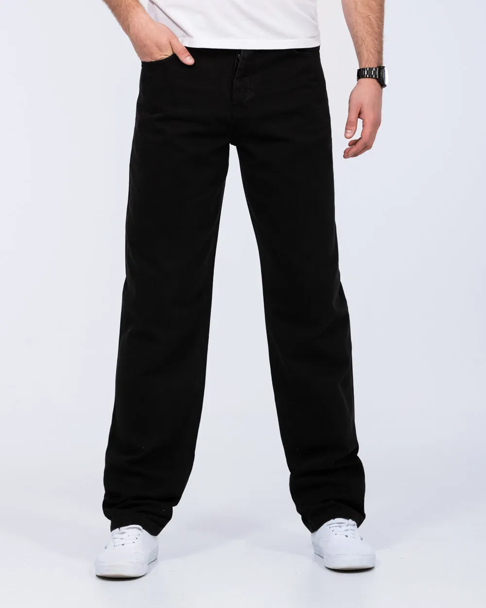 2t Davy Loose Fit Tall Jeans (washed black) classic slim