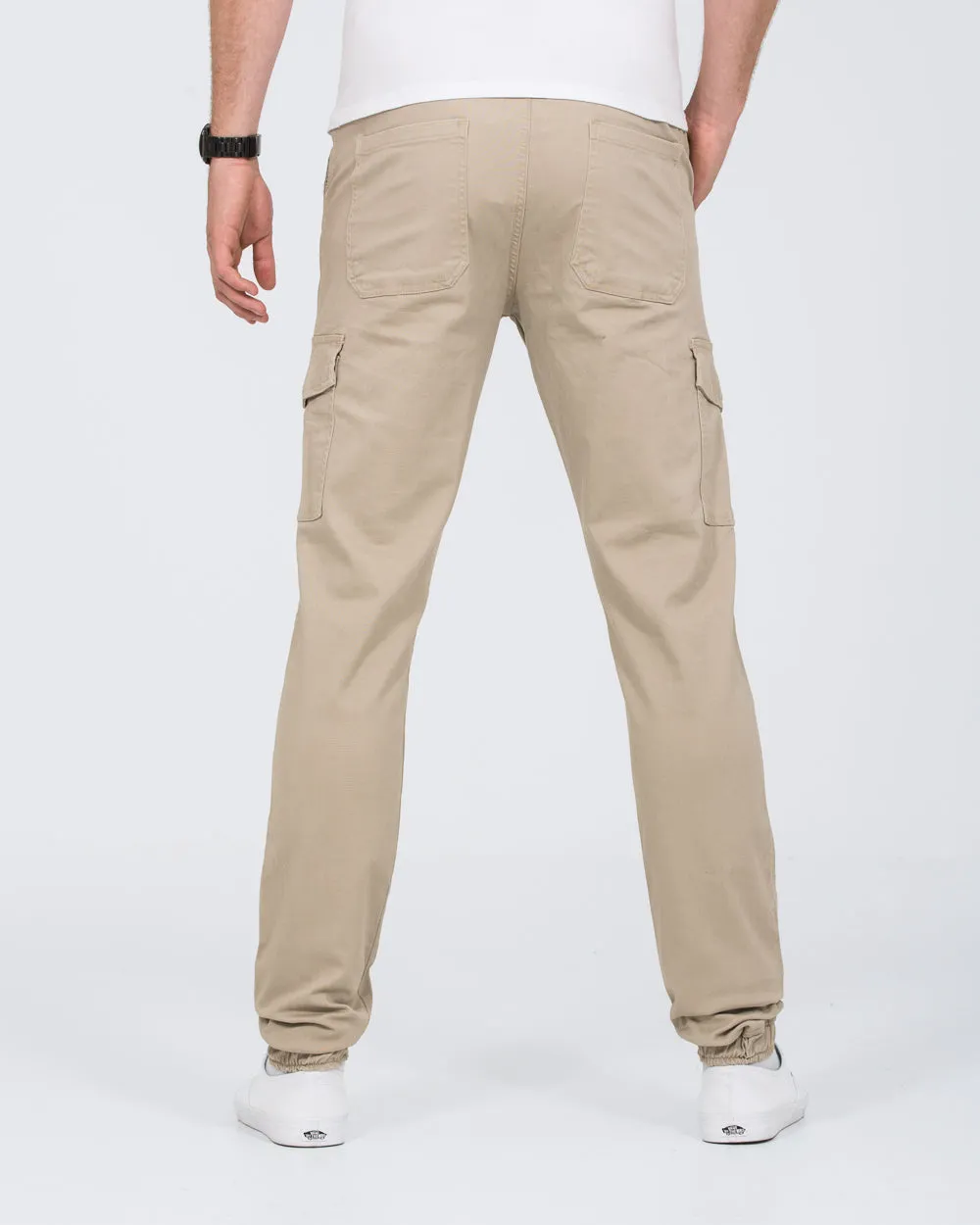 2t Dean Slim Fit Tall Stretch Cargo Trousers (clay) athleisure trend