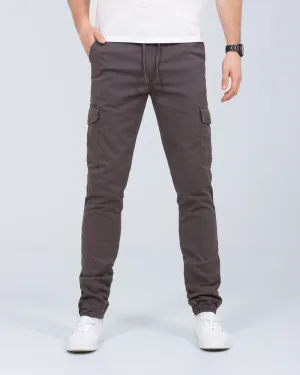 2t Dean Slim Fit Tall Stretch Cargo Trousers (slate grey) vintage style