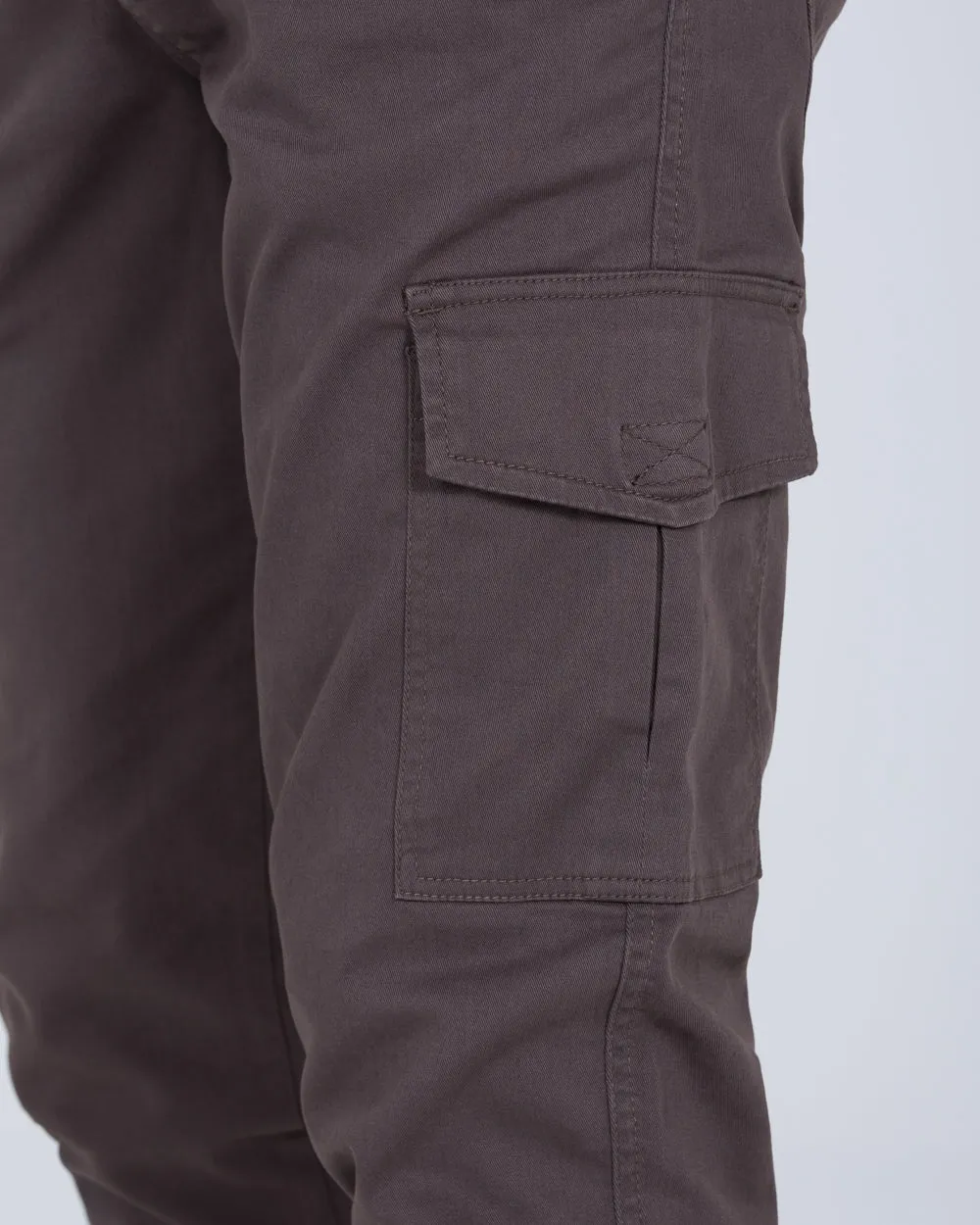 2t Dean Slim Fit Tall Stretch Cargo Trousers (slate grey) womens style