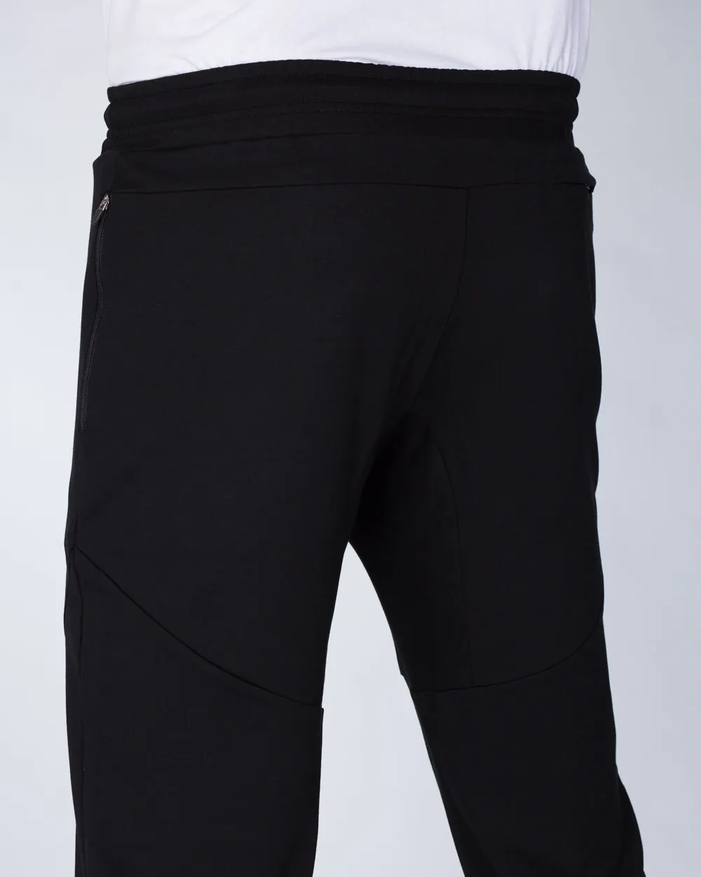 2t Declan Slim Fit Tall Training Joggers (black) fashion match