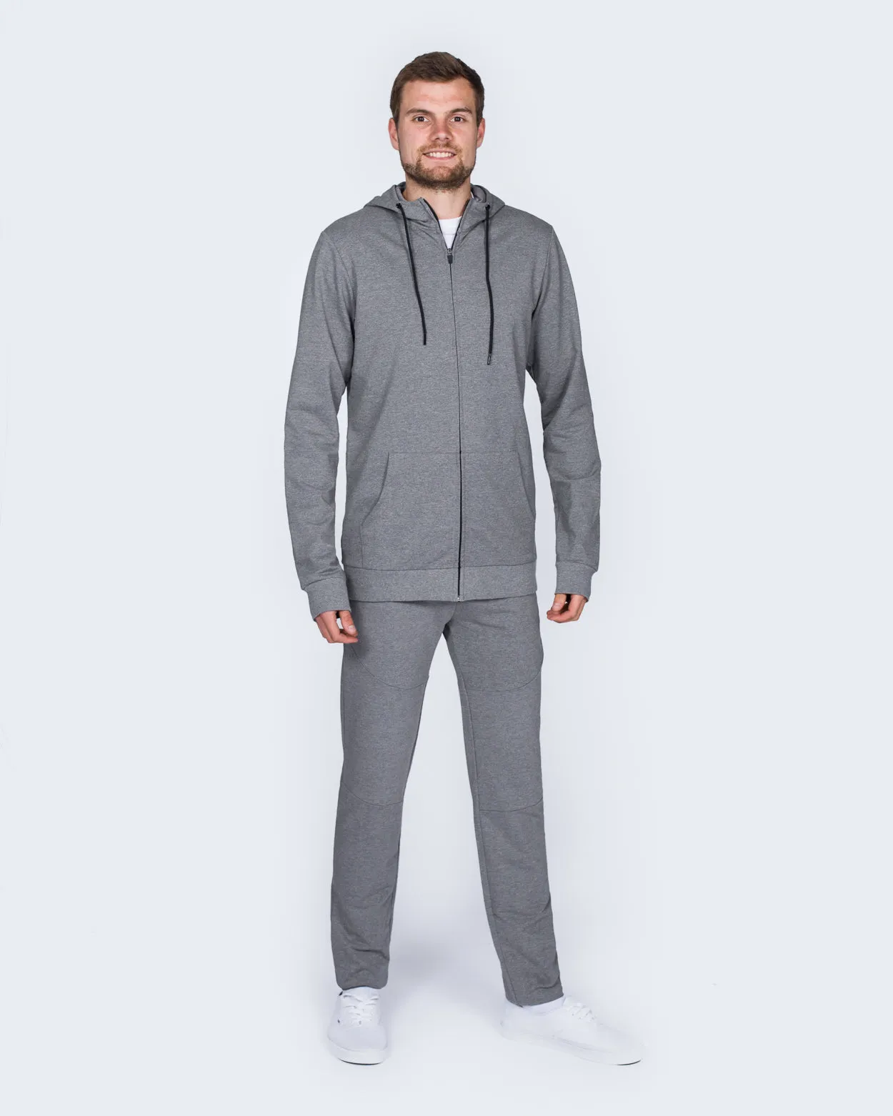 2t Declan Slim Fit Tall Training Joggers (charcoal) strong elastic