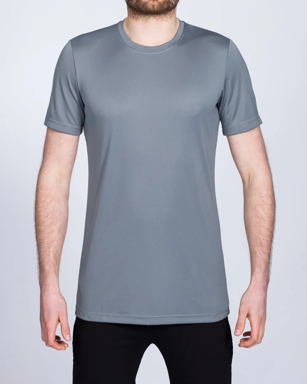 2t Dry Tech Training Top (mid grey) mood boost
