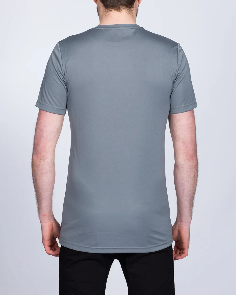 2t Dry Tech Training Top (mid grey) eco touch