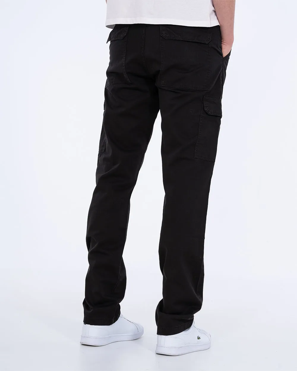 2t Dylan Slim Fit Tall Cargo Trousers (black) sun protection