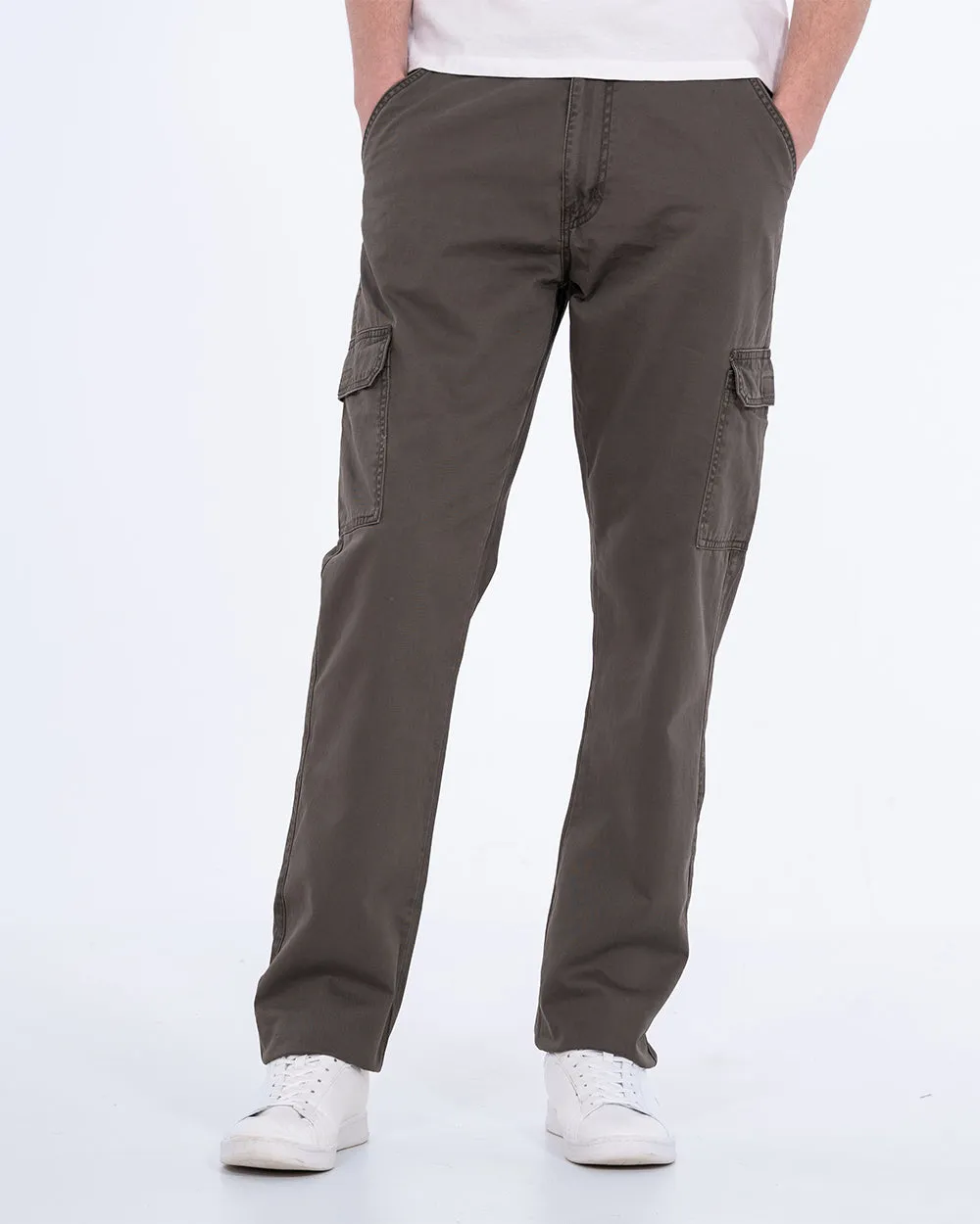 2t Dylan Slim Fit Tall Cargo Trousers (storm grey) urban hike