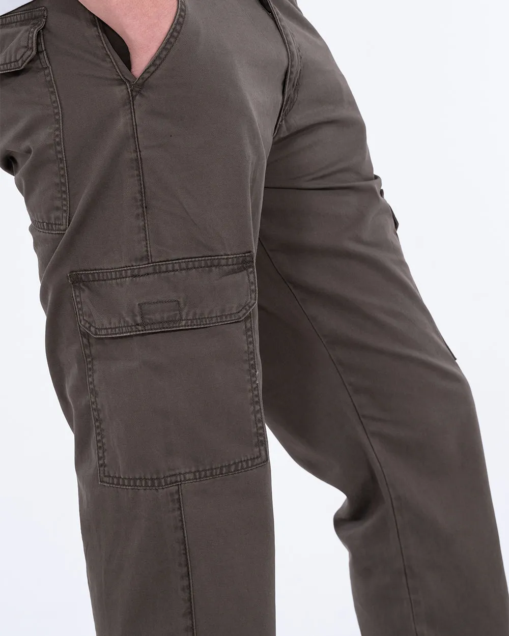 2t Dylan Slim Fit Tall Cargo Trousers (storm grey) adventure wear
