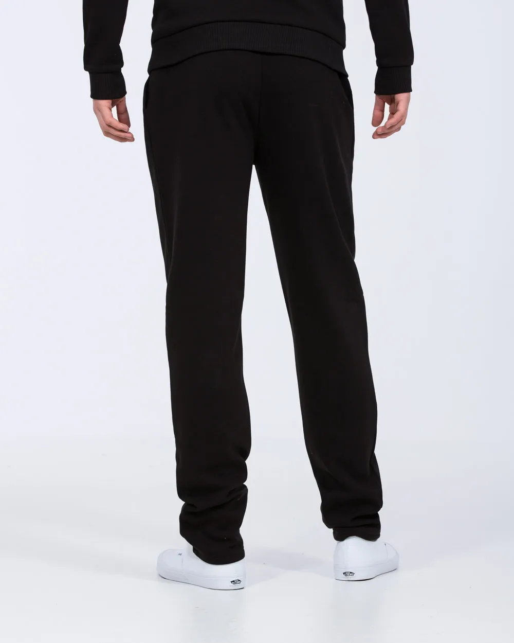 2t Elijah Tall Regular Fit Pintuck Joggers (black) hip hop style