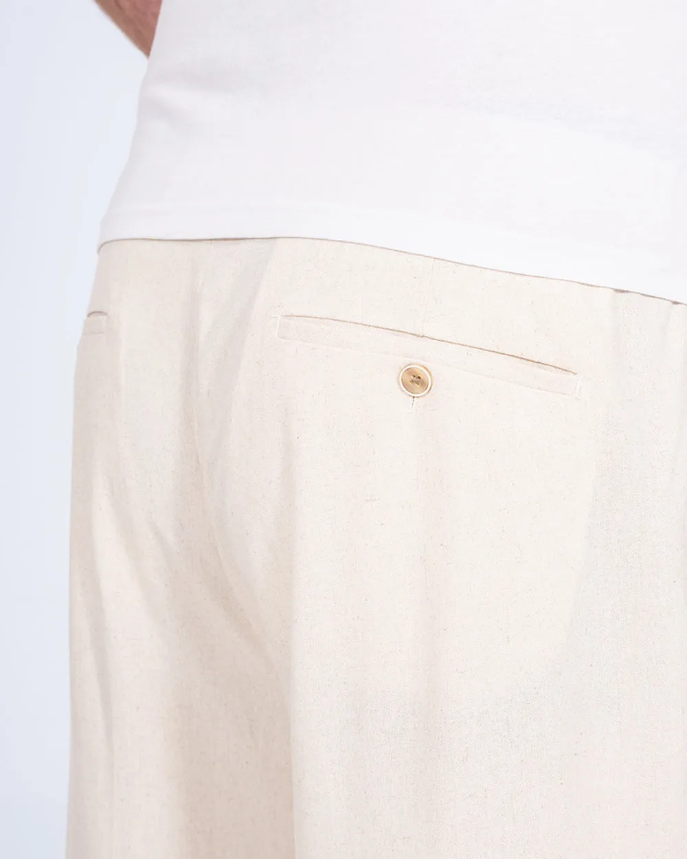 2t Ellis Tall Regular Fit Linen Look Trousers (stone) gender neutral