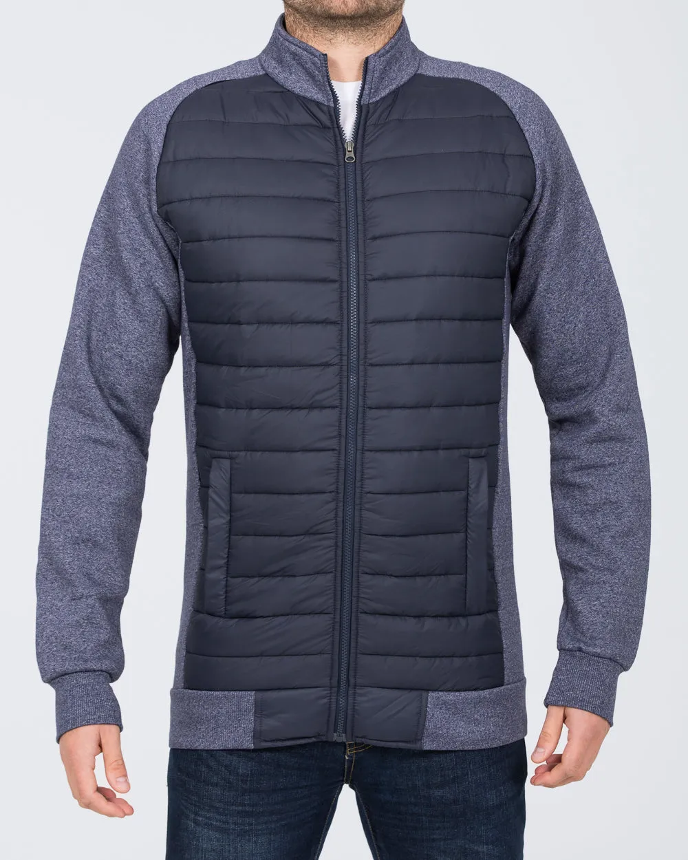 2t Ethan Tall Hybrid Jacket (navy) cozy travel set