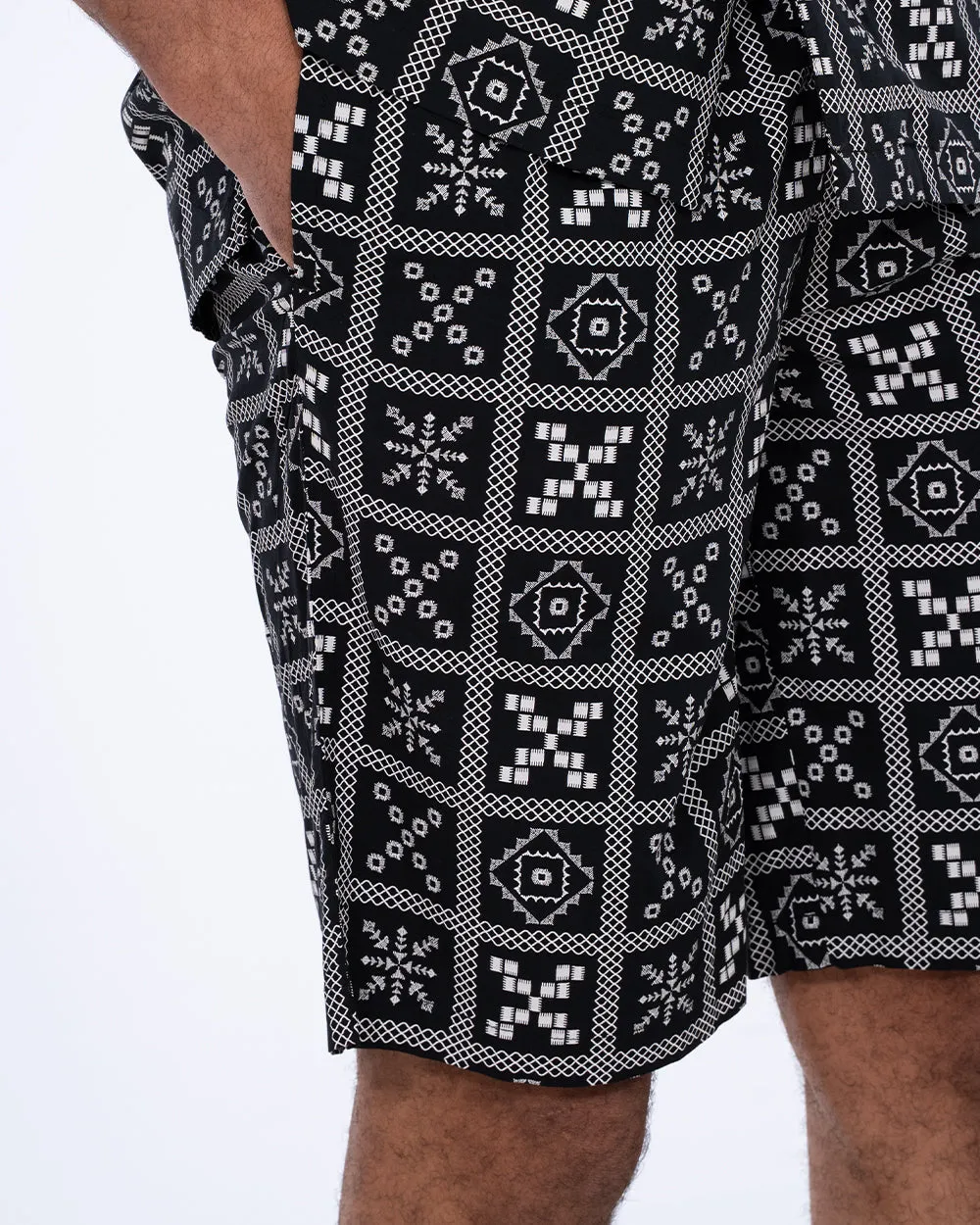 2t Etienne Tall Shorts (black/white) unique trend