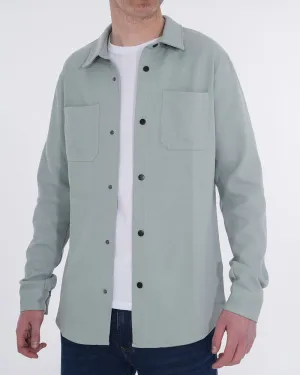 2t Ezra Tall Jersey Shacket (blue) Stay Chill