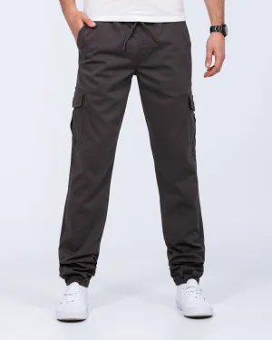 2t Fabio Regular Fit Tall Stretch Cargo Trousers (slate) large pockets